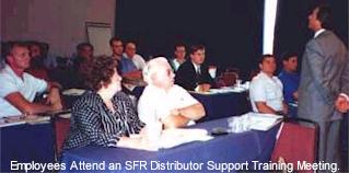 Employees Attend an SFR Distributor Support Training Meeting
